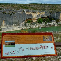 Description of the paintings in the Panther Cave on the mouth of the Seminole Canyon into Rio Grande